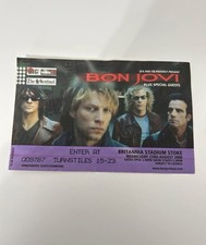 Bon Jovi Gig Ticket Stub 2002