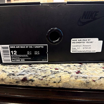 Nike Undefeated x Air Max 97 OG ''Olive'' Militia Green AJ1986-300