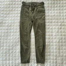 DL 1961 Jeans Womens 29 Kale Green Farrow Cropped High Rise Intasculpt Skinny
