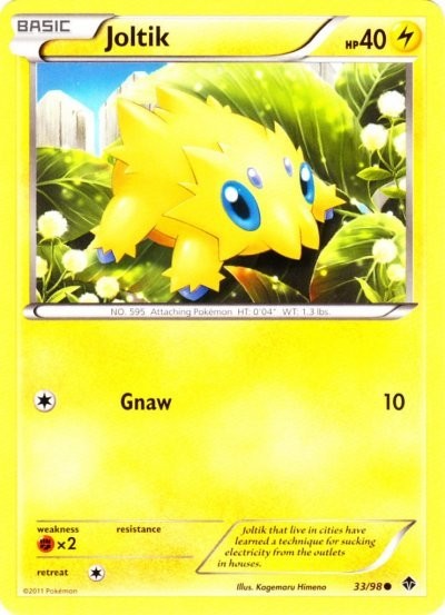 x4 Joltik - 33/98 - Common Pokemon BW2 Emerging Powers M/NM