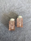 Manhattan Salt and Pepper Shakers by Anchor Hocking Pink glass