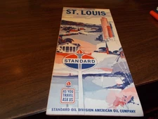 1964 Standard Oil St. Louis Vintage Road Map