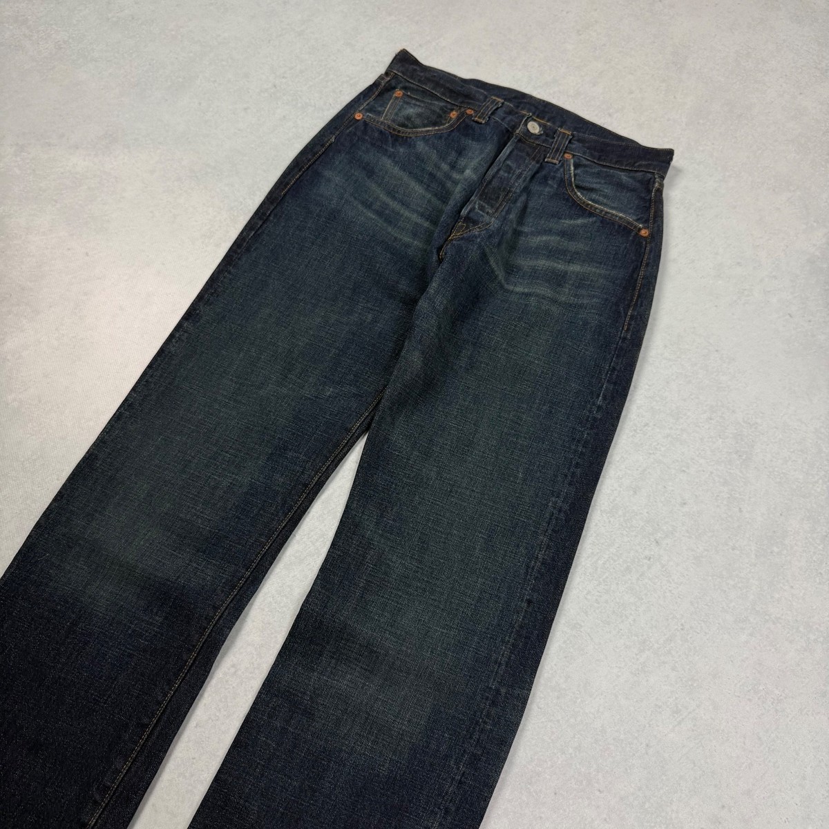 90s LVC LEVI'S 1947 501XX BIG E SELVEDGE DENIM JEANS SIZE 30x34