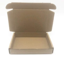 Small Cardboard Shipping Box Mailers 6 x 4 x 1 Inch Corrugated Packaging Stor...