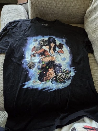 Elvira Mistress Of The Dark Large T-Shirt Cavity Colors - product listing photo