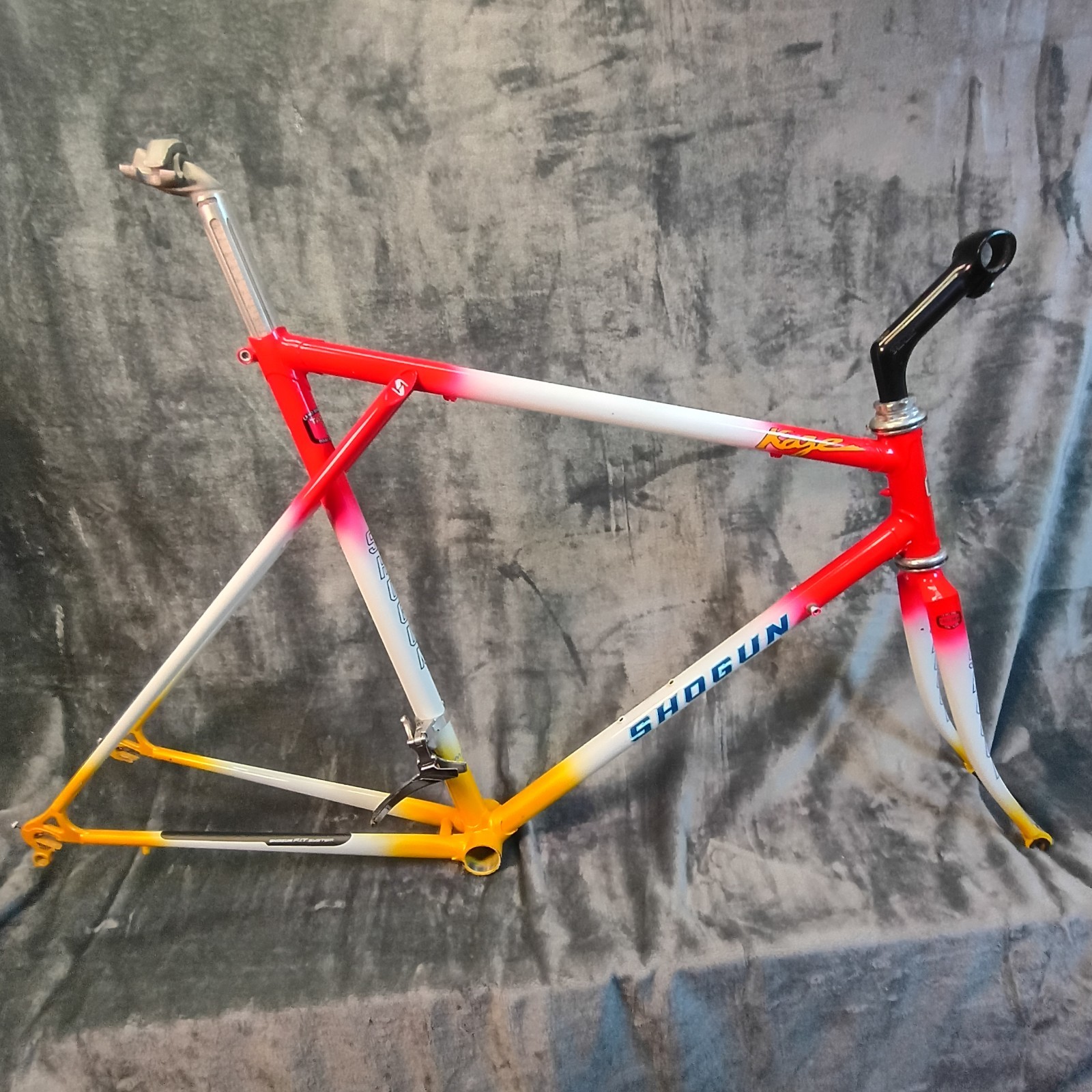 Vintage 1980s Shogun Kaze TT Time Trial / Triathlon Funny Bike Frameset 24"/700c