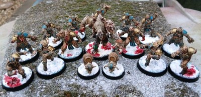 Games Workshop Blood Bowl Norse Team Full Roster With Yhetee Yeti 16 Players