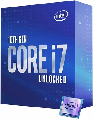 Intel Core i7-10700K - 8 / 16 Threads - bis zu 5,1GHz Turbo - BX8070110700K - NEU