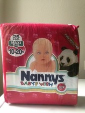 Vintage Nannys Baby's Wish 25 Maxi Plus Cloth Backed diapers 10-20 kg -22-44 lbs