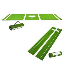 Uimoso 10x3.8/10x3/12x6ft Baseball Softball Practice Mat for Indoor Outdoor Use