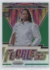 2022 Panini Prizm WWE Fearless Green Prizm Shinsuke Nakamura #3 fi8