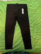 NEW Time & Tru Black Leggings | Black | Size XL (16-18) | New with Tags (NWT)