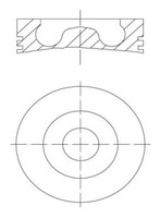Mahle 061 PI 00110 000 Kolben