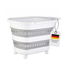 W&auml;schekorb Faltbar W&auml;schesammler W&auml;schebox W&auml;schetonne Aufbewahrungskorb 38 L
