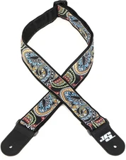 D'Addario 50mm Joe Satriani Woven Guitar Strap - Snakes Mosaic