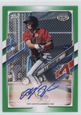 2021 Topps Pro Debut Green Auto 97/99 AJ Vukovich #PD-137 Auto 1gx7