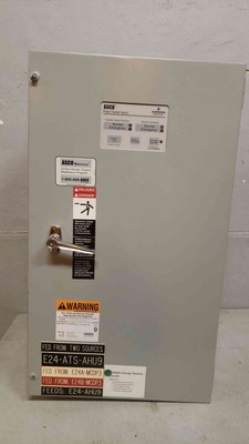 ASCO Series 300 70A 480V 3PH Automatic Transfer Switch ATS D00300030070N10C