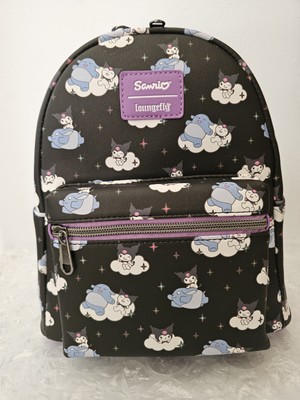 Loungefly Kuromi & Baku Clouds Mini Backpack and Wallet | eBay display picture 2