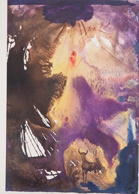 Salvador DALI: Die Tafeln Des Gesetzes, Originale Signierte Lithographie, 1967