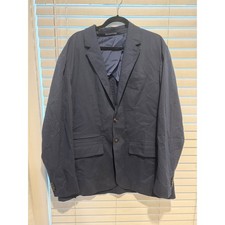 Faherty Reserve Mens XXL Navy Blue Two Button Cotton Blend Blazer Jacket