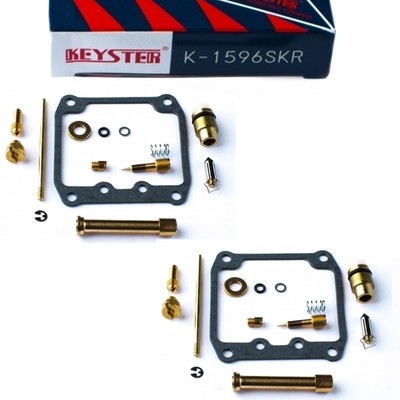 Keyster Vergaser Reparatursatz vorne + hinten für Suzuki VS1400 Intruder 1987-92