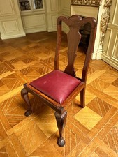 Casa delle bambole miniatura 1:12 FATTA A MANO sedia Chippendale georgiana di ESCUTCHEON