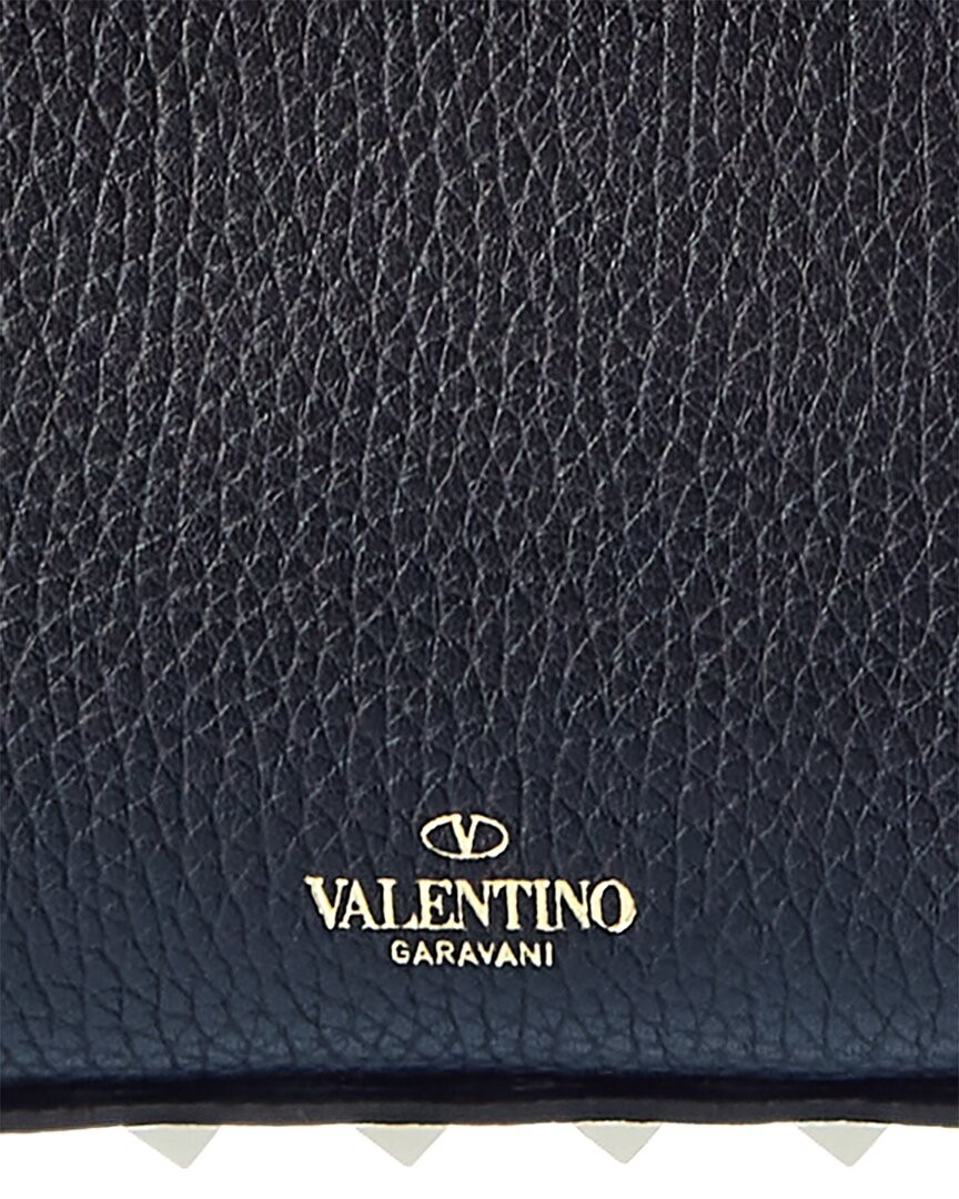 Valentino Rockstud Grainy Leather Crossbody Women's Black thumbnail 3