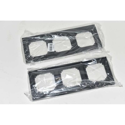 MTN486314 Schneider Merten M-Plan Triple Anthracite Frame 2 Pieces