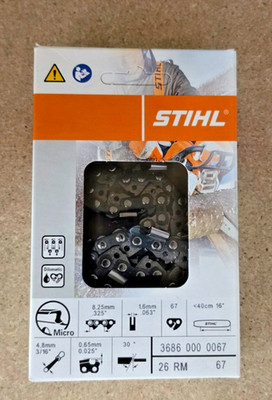 STIHL .325'', Rapid Micro (RM), 1,6mm, 40cm,67 TG,Sägekette,3686/3629-0000067