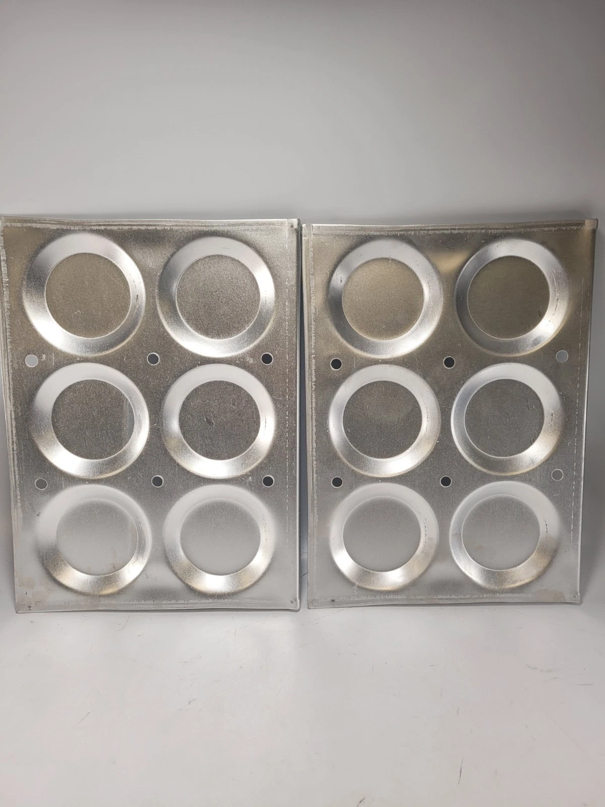 Muffin Pan Set of 2 Stainless Steel Muffin Pan Tin for Baking 6-Cup Metal
Opens in a new window or t