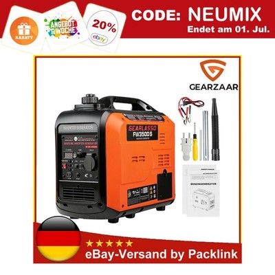 Inverter Stromerzeuger Benzin Stromgenerator für Outdoor Seilzugstarter Leise