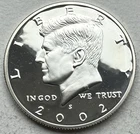2002-S Kennedy Half Dollar Proof 90% Silver-INV#8843