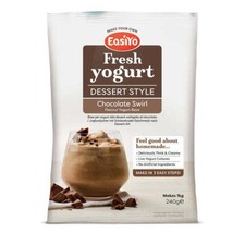 EasiYo Chocolate Swirl Dessert Style Yogurt Mix 240g Sachet Best Before 15/02/26