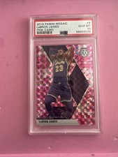 LeBron James [Pink Camo] #8 Prices | 2019 Panini Mosaic