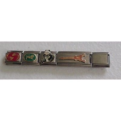 Italian Charm Link Set For Braclet Panda Zodiac Eiffle Tower Collectible Y2k