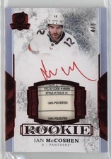 2017 Upper Deck The Cup Rookie Tag Red Foil /8 Ian McCoshen #141 Patch Auto 4f5