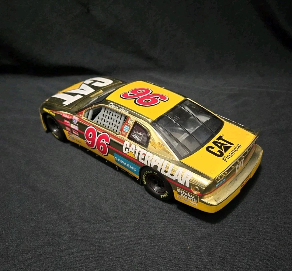 Racing Champions 1995 #96 David Green CAT Racing escala 1:18 Nascar Gold Diecast Foto 4 de 4