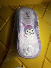 Sanrio Character Kuromi Pencil Case Zip Pen/Pencil Pouch NEW