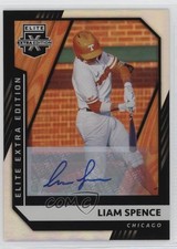 2021 Panini Elite Extra Edition Signatures Liam Spence #154 Auto 11gl