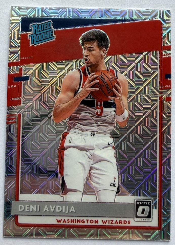 2020-21 Donruss Optic Deni Avdija Choice Mojo Holo Prizm Rated Rookie RC #159