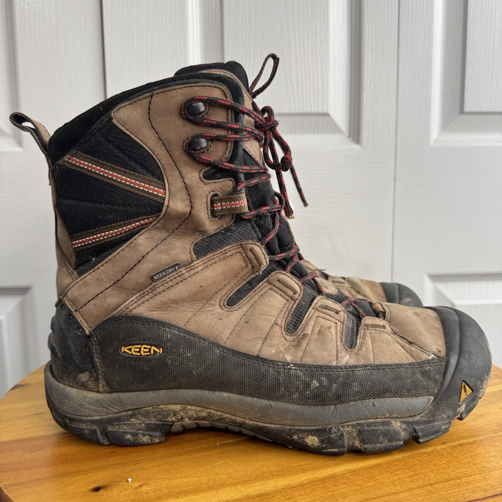 Stivali da trekking Keen Summit County Warm Dry stringati da uomo taglia 14