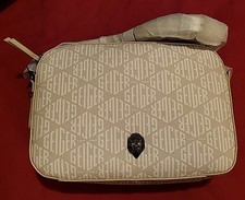 Kurt Geiger Mongram Cream & White Colourway Camera Bag, New With Tags.