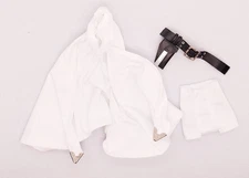 SU-DOOM-SET-WH: 1/12 White Outfit Set for Marvel Legends Super Villains Dr. Doom