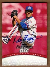 1997 Donruss Signature Series Auto Pedro Martinez