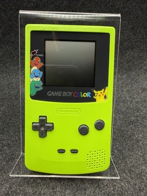 Nintendo Game Boy Color Kiwi Green   Pokémon Screen   Audio Issue / No Sound