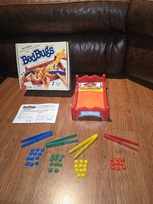 Vintage 2010 Milton Bradley Bed Bugs Motorized Game With Box - Tested Working