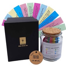 Bible Verse Jar Gifts for Women Mom Girls Christian Catholic Religious Gift f...