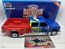 1995 Racing Action Platinum Series #24 Jeff Gordon 1:24 Dually Bank SkyBox Card