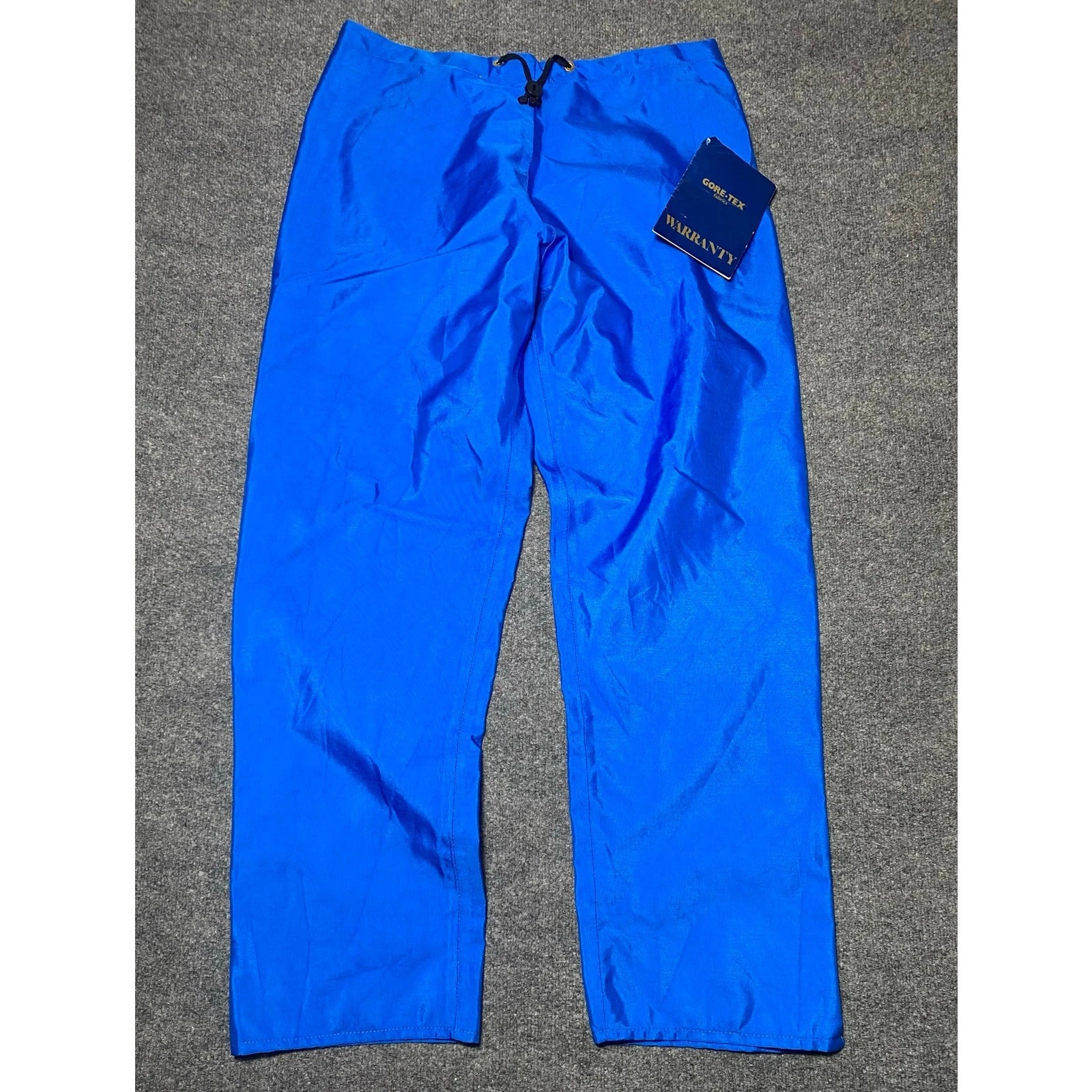New Vintage Log House Designs Gore Tex Waterproof Pants Adult XL/Blue