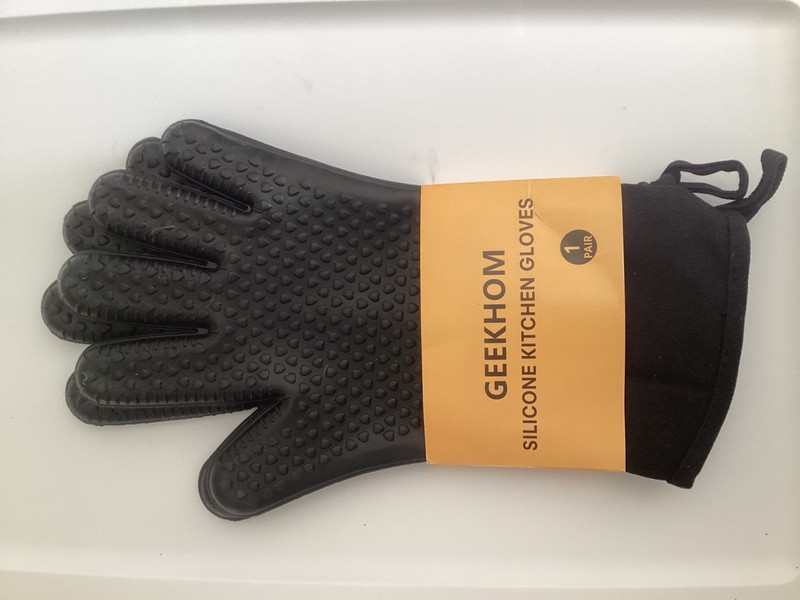 Geekhom Silicone Heat Resistance Gloves For Cooking, BBQ, Grilling,Baking NEW